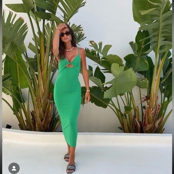 ZARA GATHERED DRESS - Picture 1 of 5